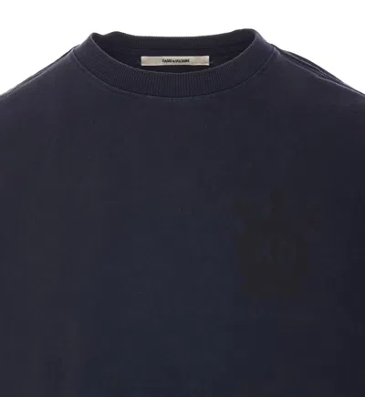 Shop Zadig & Voltaire T-shirts And Polos In Blue