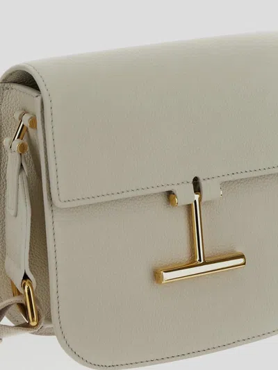 Shop Tom Ford Tara Mini Crossbody Bag In White