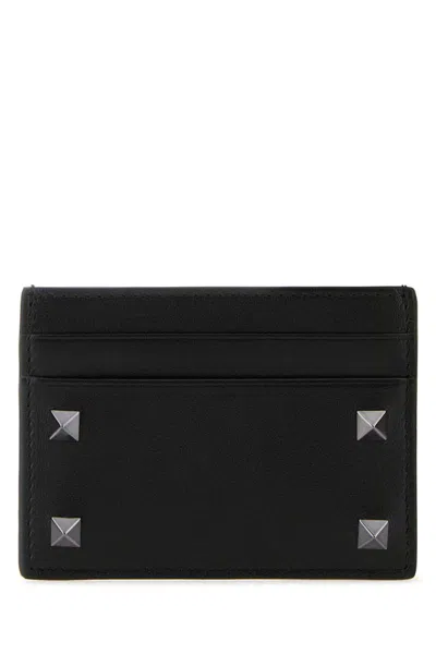 Shop Valentino Garavani Wallets In Black