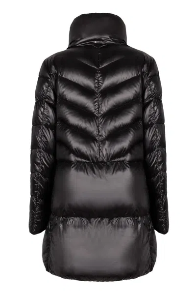 Herno A-shape Down Jacket In Black