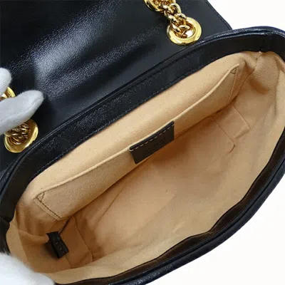 Pre-owned Gucci Gg Marmont Beige Canvas Shoulder Bag ()