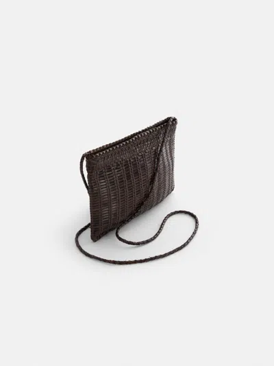 Alex Mill Dragon Diffusion Pouchette Bali Large Bag In Dark Brown