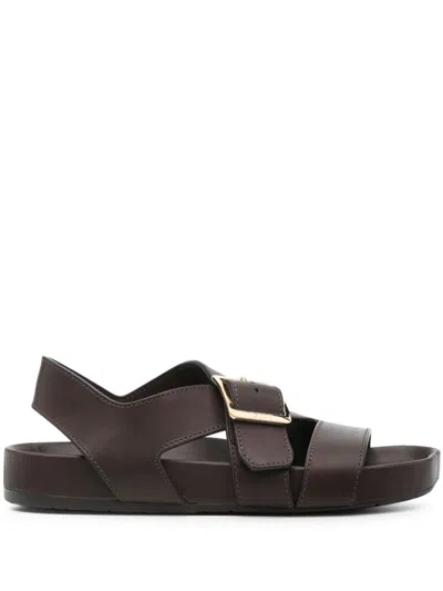 Loewe Ease Sandals For Men In Marrone Scuro