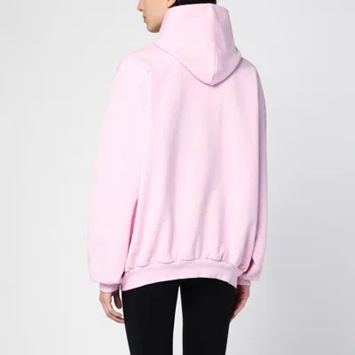 Balenciaga Beverly Hills Embroidered Hoodie In Pink