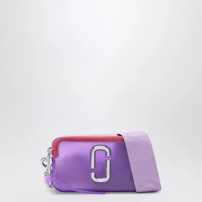 Shop Marc Jacobs Jelly Snapshot Shoulder Bag In Wisteria In Purple