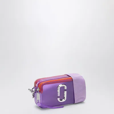 Shop Marc Jacobs Jelly Snapshot Shoulder Bag In Wisteria In Purple