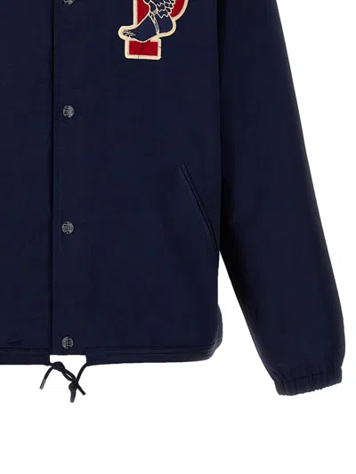 Shop Polo Ralph Lauren 'coach' Jacket In Blue