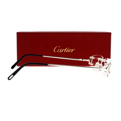 Cartier Eyeglasses In Silver