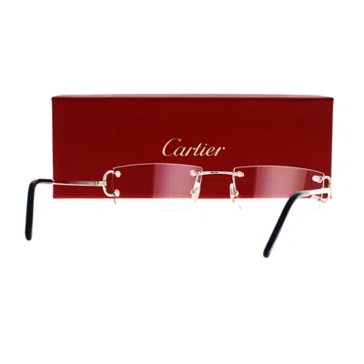 Cartier Eyeglasses In Silver