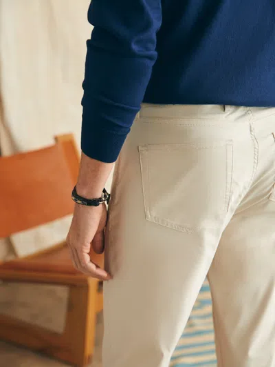 Faherty Movement 32" Inseam Pants In Light Sand In Light Sand