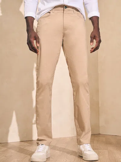 Faherty Movement&trade; 5-pocket Pants In Island West Khaki
