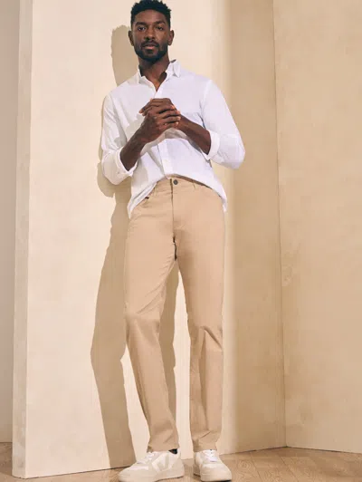 Faherty Movement&trade; 5-pocket Pants In Island West Khaki