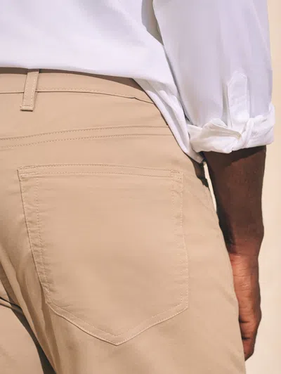 Faherty Movement&trade; 5-pocket Pants In Island West Khaki