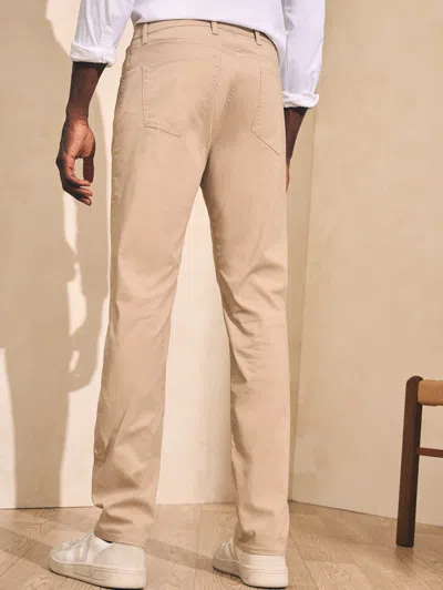 Faherty Movement&trade; 5-pocket Pants In Island West Khaki