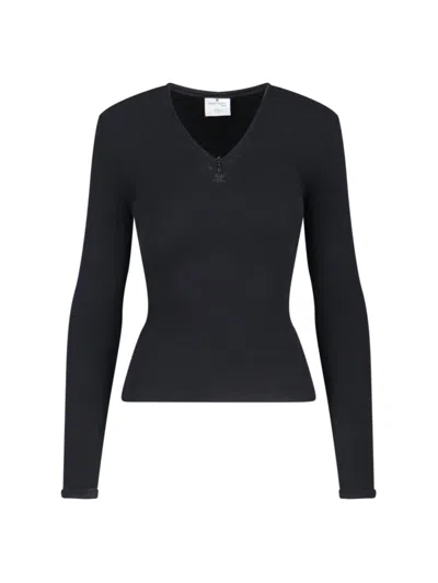 Courrèges Sweaters In Black