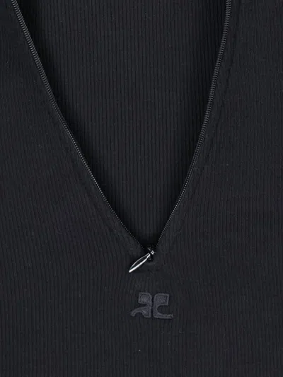 Courrèges Sweaters In Black