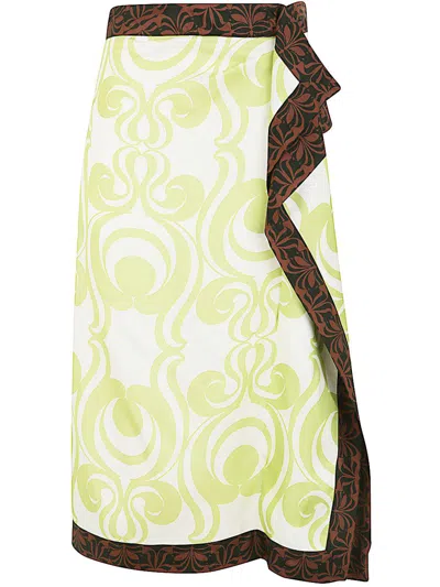 Dries Van Noten 01830 Sun Bis 8273 Skirt Clothing In Green