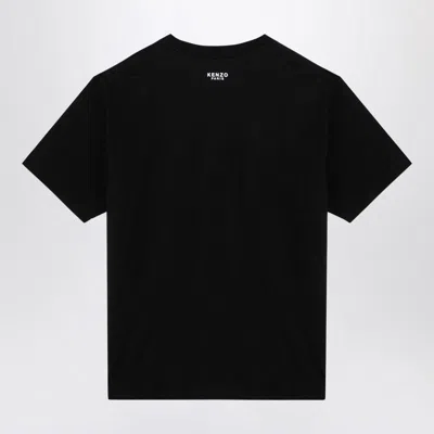 Shop Kenzo T-shirt With Logo Patch In Black