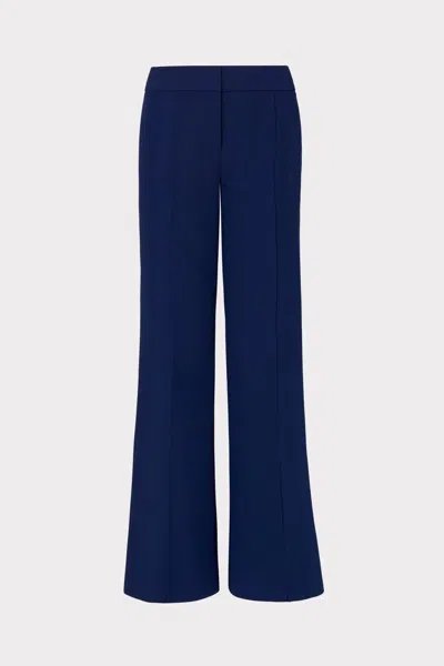 Milly Nash Cady Pants In Navy In Navy