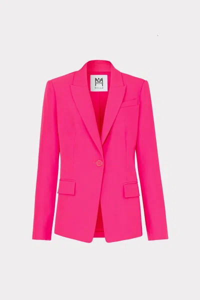 Milly Avery Cady Blazer In  Pink