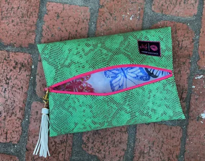 Makeup Junkie Secret Garden Mini Bag In Green In Green