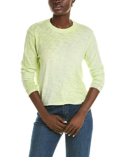 Atm Anthony Thomas Melillo Hand Sprayed Fade Effect T-shirt In Green