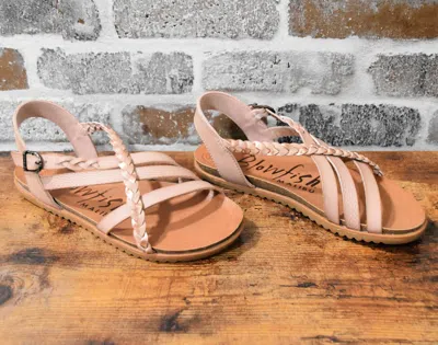 Blowfish Women's Maddi Sandals In Lotus/rose Gold In Multi