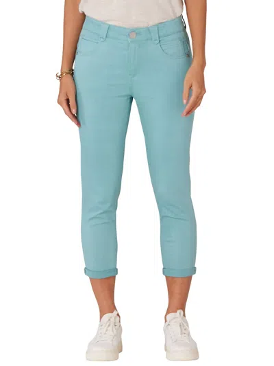 Democracy Women's "ab"solution Ankle Skimmer Jeans In Blue In Blue