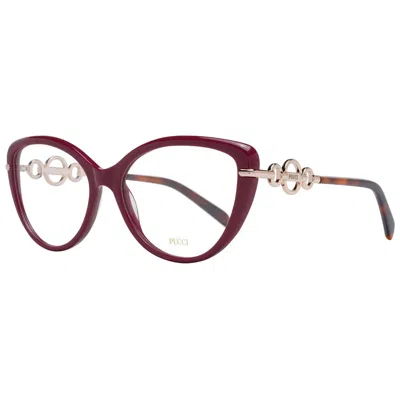 Pucci Red Women Optical Frames In Red