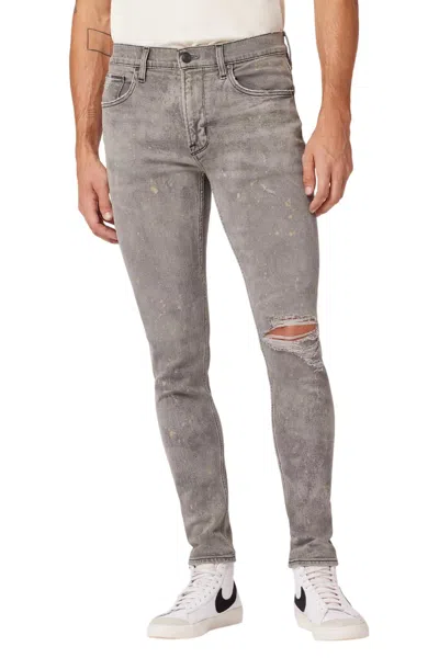 Hudson Zack Paint Splatter Skinny Jeans In Multi
