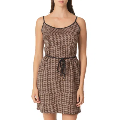 Marie Jo Monica Swim Short Dress In Copper In Multi