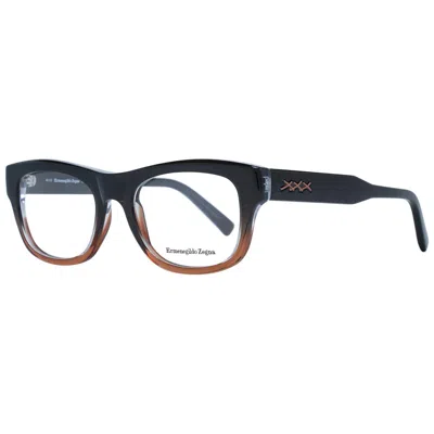Ermenegildo Zegna Men Optical Men's Frames In Brown