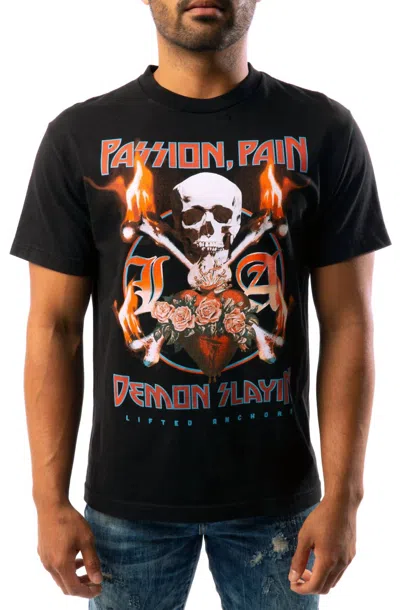 Shop Lifted Anchors Men's Cudder Tee In Black