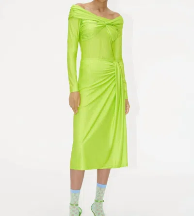 Stine Goya Sif Ruched Waist Knit Skirt In Multi