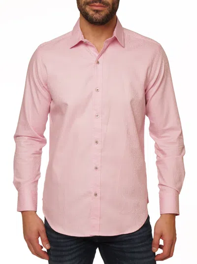 Robert Graham Windsor 2 Long Sleeve Button Down Shirt In Lt. Pink