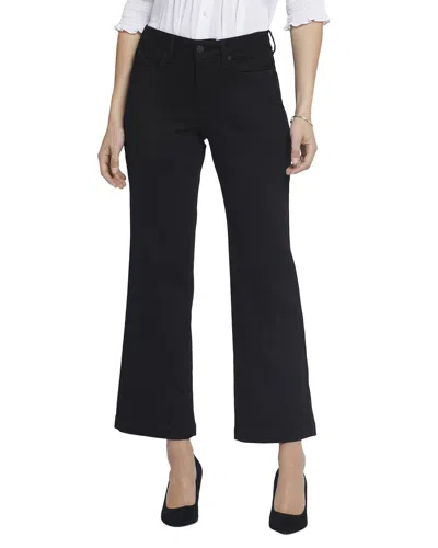 Nydj Julia Relaxed Crop Flare Jeans In Black