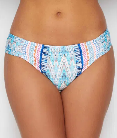 La Blanca Milano Side Shirred Hipster In Multi In Multi