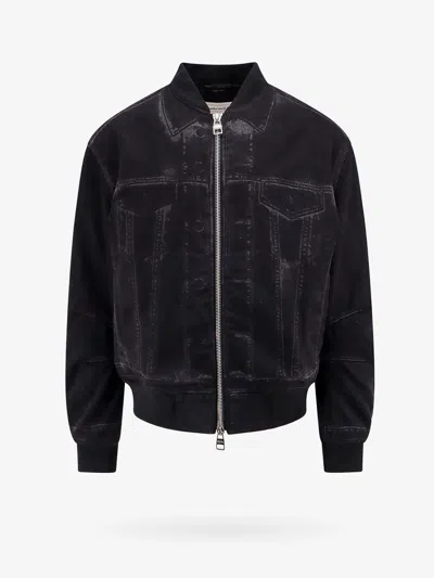 Alexander Mcqueen Alexander Mc Queen Lightweight Zipped Jacket Black In Black