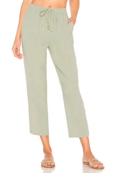 L*space Andres Crop Pant In Reef Green In Multi