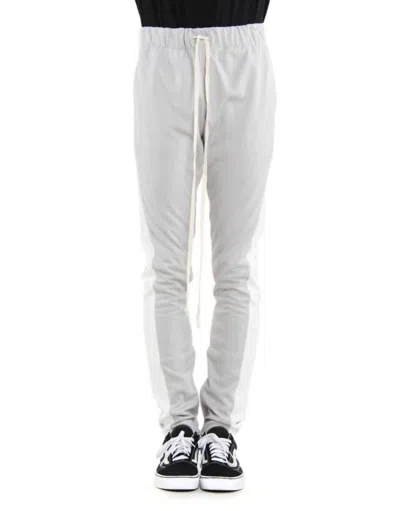 Eptm Men's Track Pant In Grey/white In Multi
