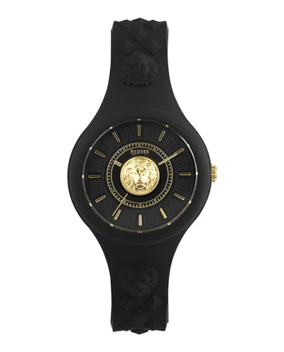 Versus Fire Island Lion Strap Watch In Multi