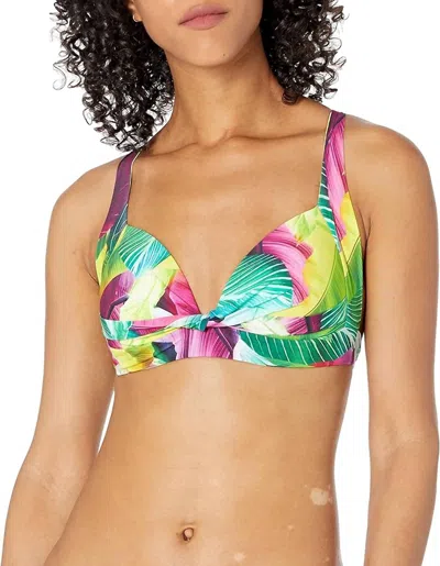 La Blanca Tropic Of The Day Banded Bra In Multi In Multi
