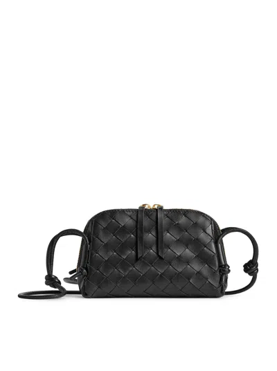 Bottega Veneta Braided Concert Pouch In Black