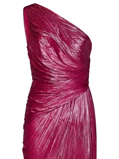 Shop Maria Lucia Hohan Esther Dress In Fuchsia