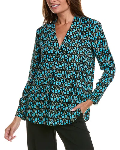 Diane Von Furstenberg Sanorah Top In Green
