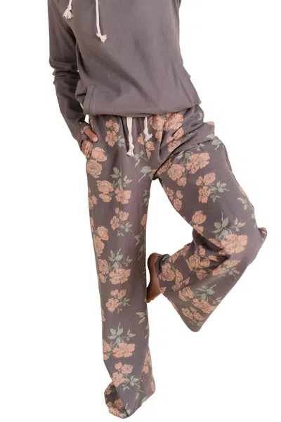 Ampersand Ave Women's Free Time Wide Leg Comfy Joggers In Tickle My Fancy In Multi