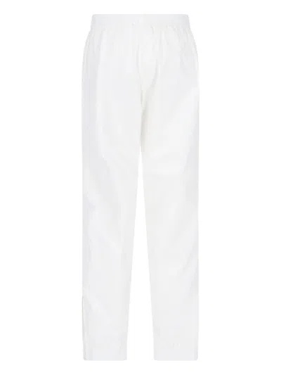 Shop Balenciaga Trousers In White