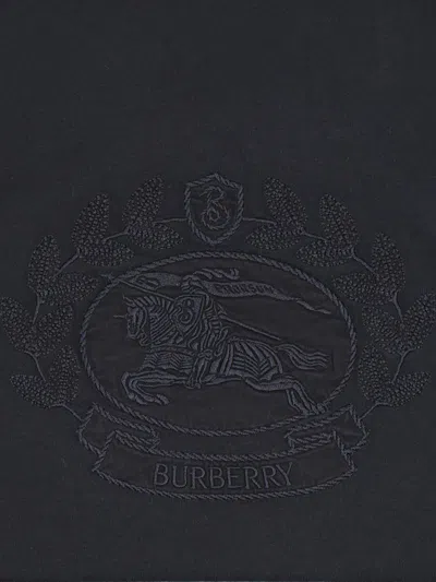 Shop Burberry T-shirts And Polos In Black