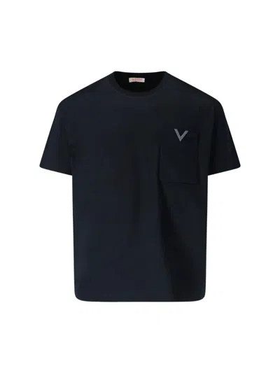 Shop Valentino T-shirts And Polos In Black