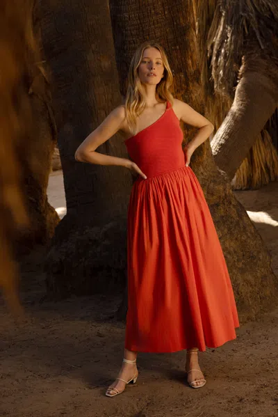 Marie Oliver Tobie Dress In Fuego In Fuego